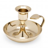 54150 Kerzenhalter Messing 7cm