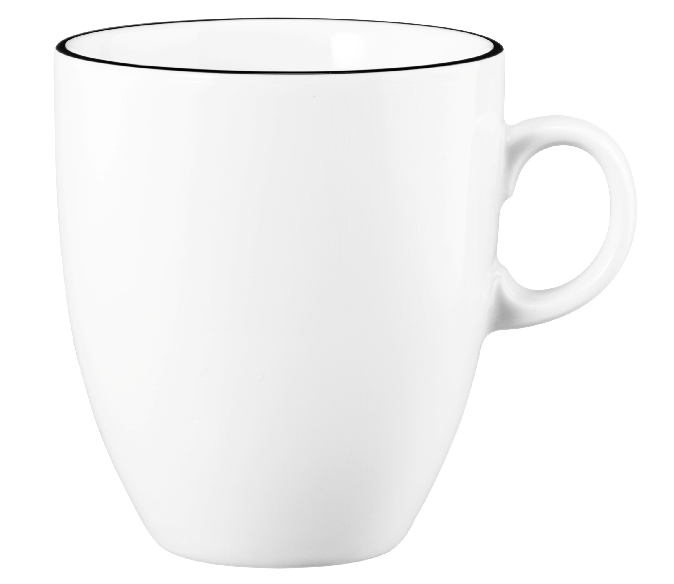 Becher 0,4l MODERN LIFE BLACK LINE mit Farbband Becher 0,4l MODERN LIFE BLACK LINE mit Farbband