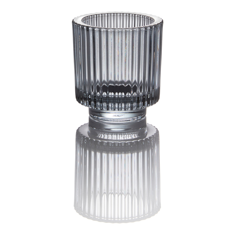 Windlicht H8,5cm STYLE LIGHTS rauch Windlicht H8,5cm STYLE LIGHTS rauch