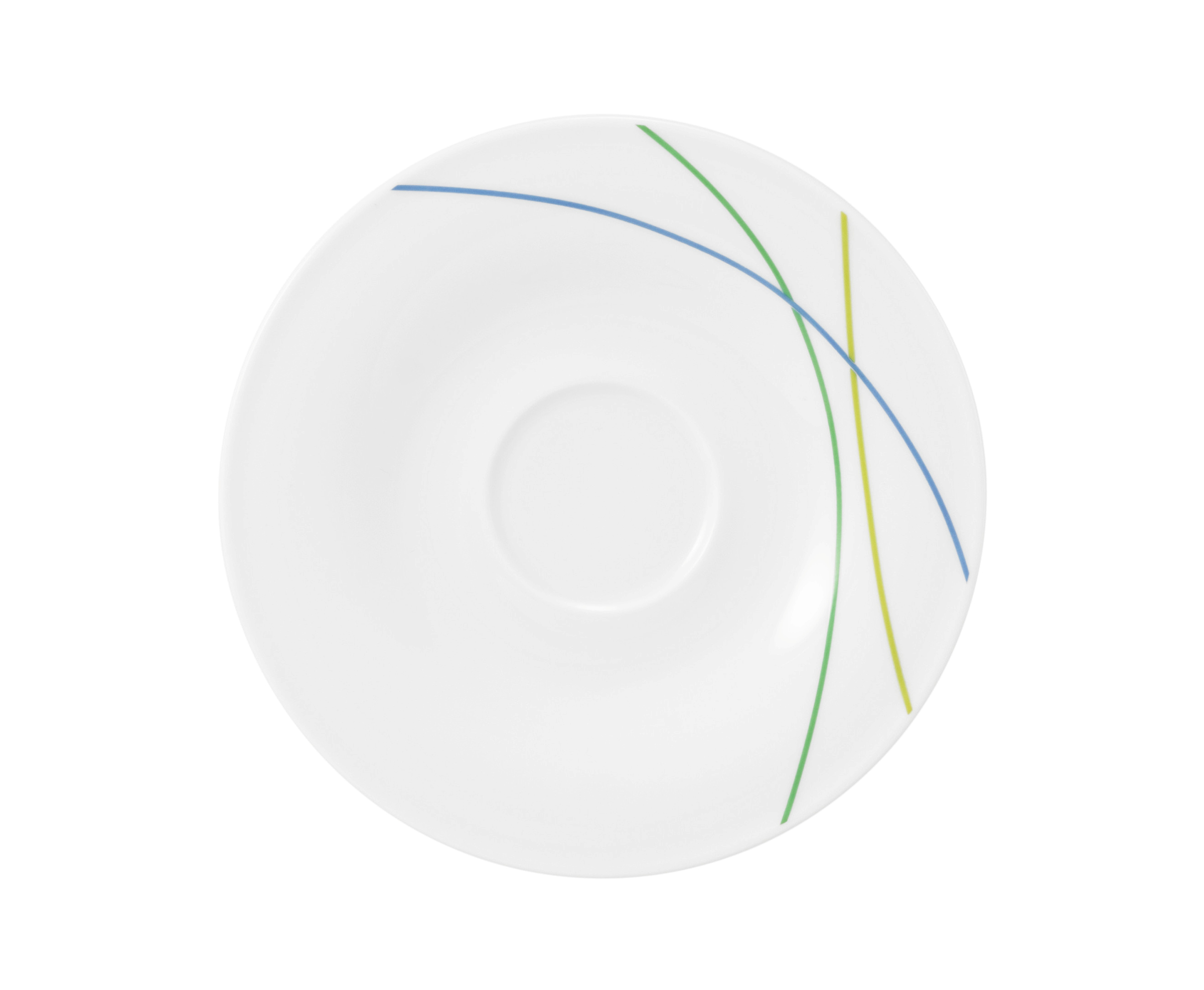 Espressountertasse rund 13,5cm COMMUNITY green line Espressountertasse rund 13,5cm COMMUNITY green line