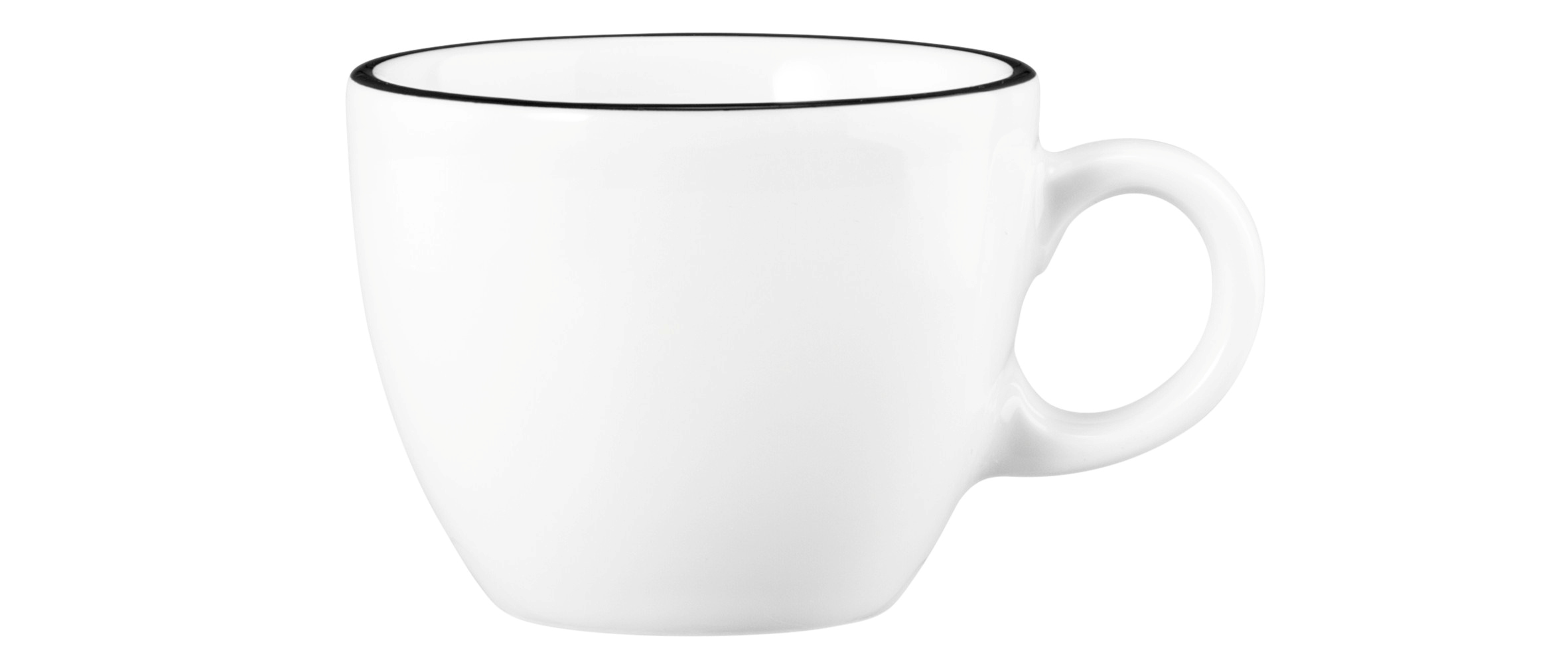 Espressotasse MODERN LIFE BLACK LINE mit Farbband Espressotasse MODERN LIFE BLACK LINE mit Farbband