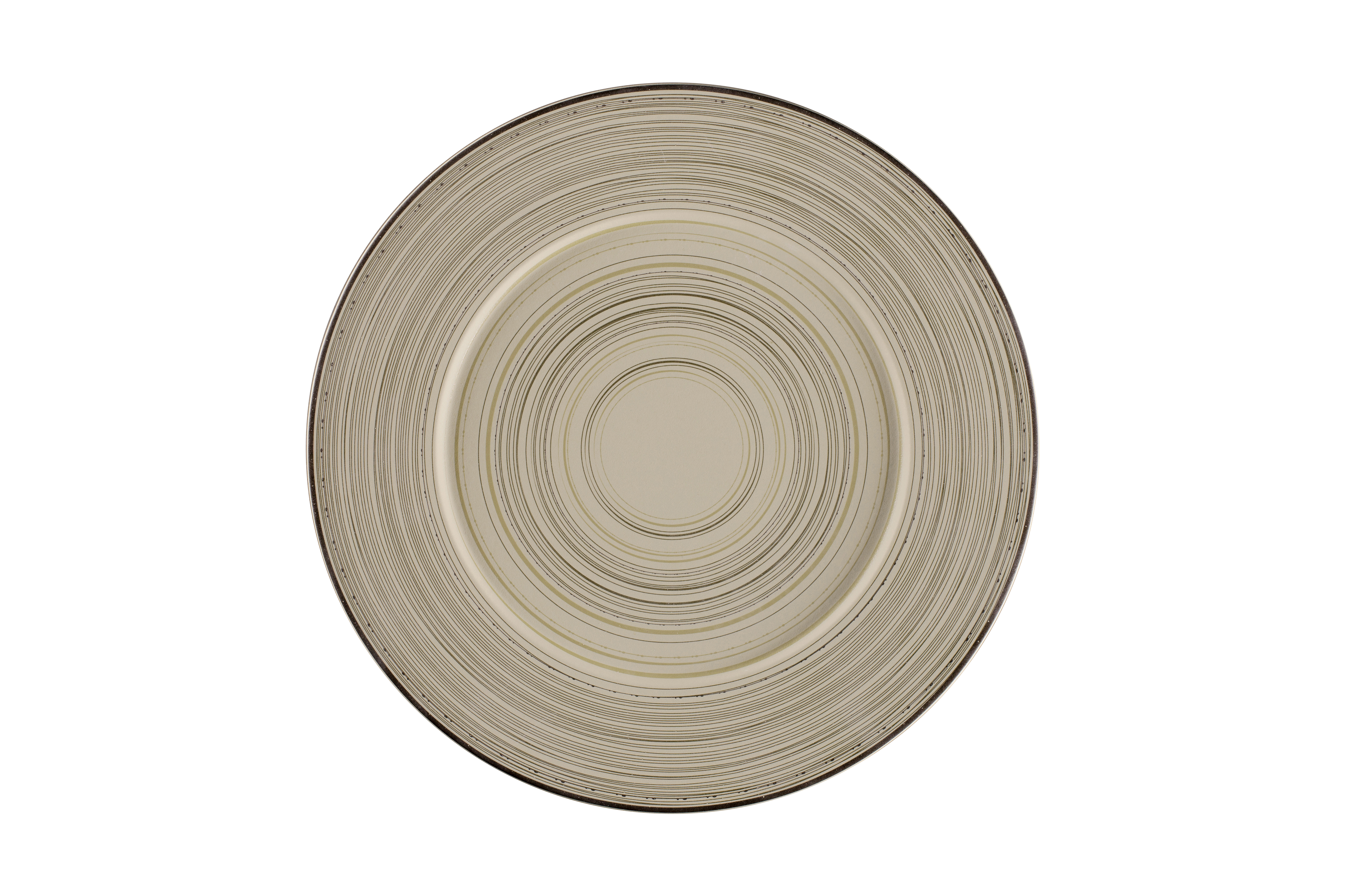 Teller flach Ø29cm H2cm ARGILA LARISSA decorated grey Teller flach Ø29cm H2cm ARGILA LARISSA decorated grey