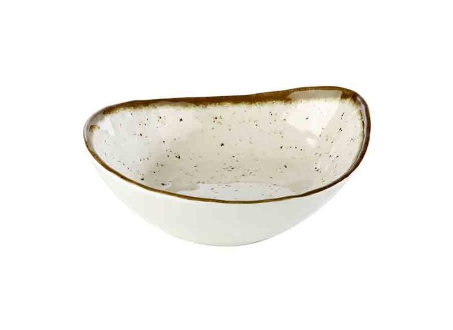 126852 Schale STONE ART 23x19cm H:6,5cm