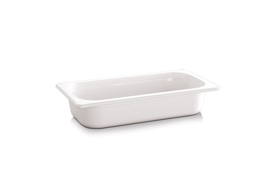 126590 GN 1/4-100mm Behälter ECO LINE weiß 26,5x16,2cm