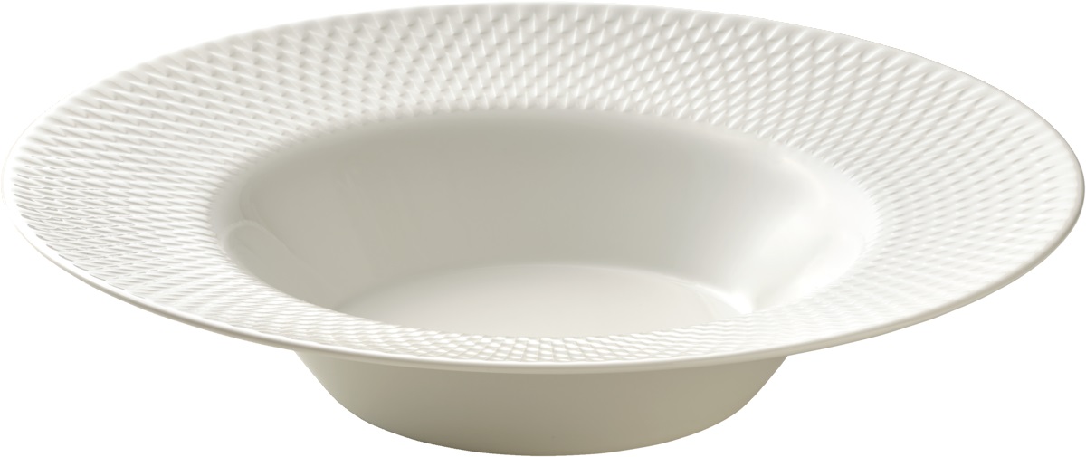 Teller tief rund Fahne Relief 28cm PURITY REFLECTION Teller tief rund Fahne Relief 28cm PURITY REFLECTION