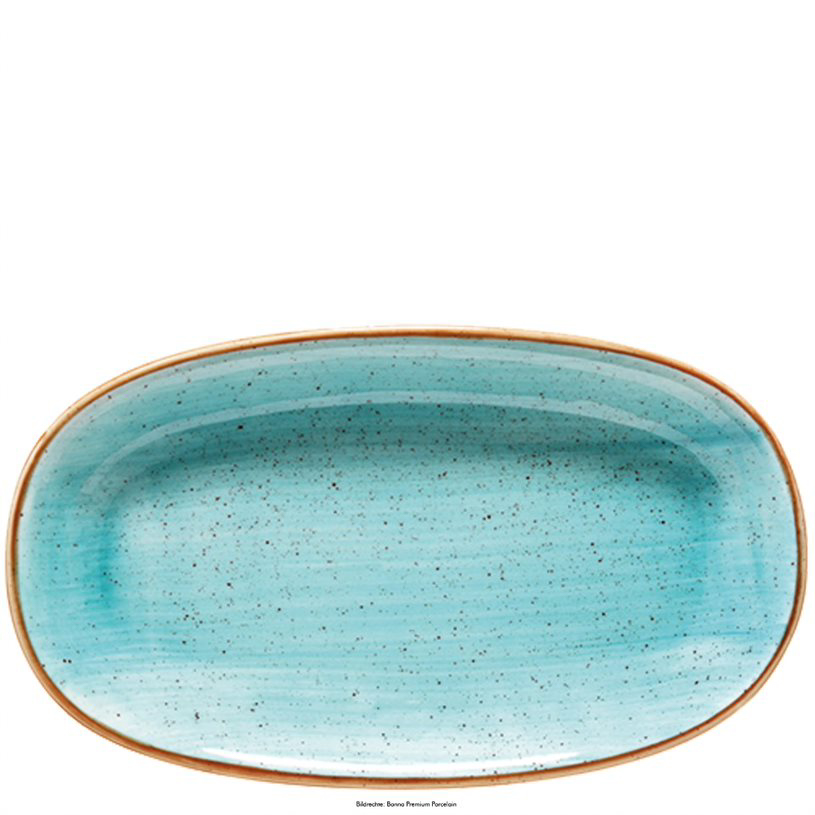 144140WB302OITRmVos Platte oval 24 x 14cm AURA AQUA GOURMET