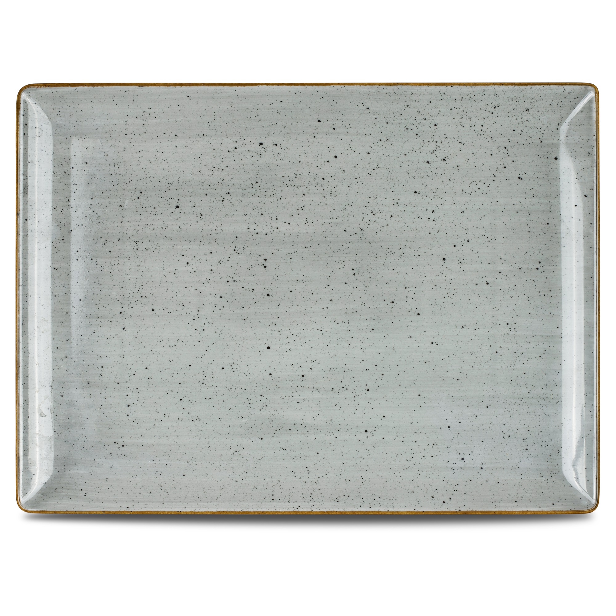 Platte eckig 35,5x26,5cm CLASSIC dusty grey