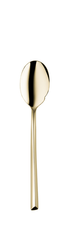 Französischer Saucenlöffel 195mm TRILOGIE PVD 18/10 hellgold Französischer Saucenlöffel 195mm TRILOGIE PVD 18/10 hellgold