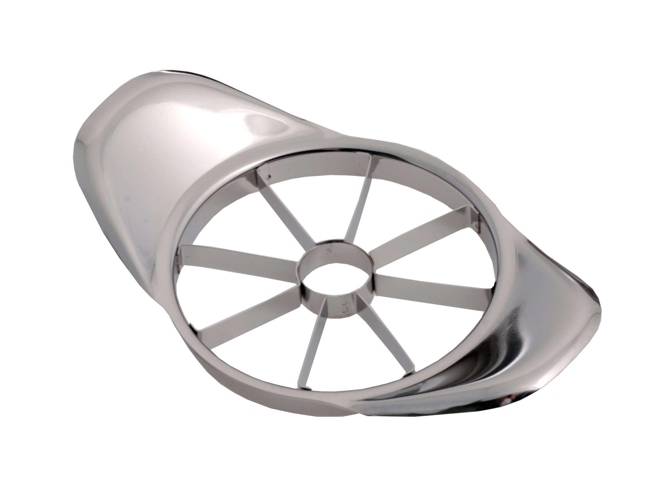 128179 Apfel-/Zwiebelteiler D: 9 cm H: 2,5cm Edelstahl