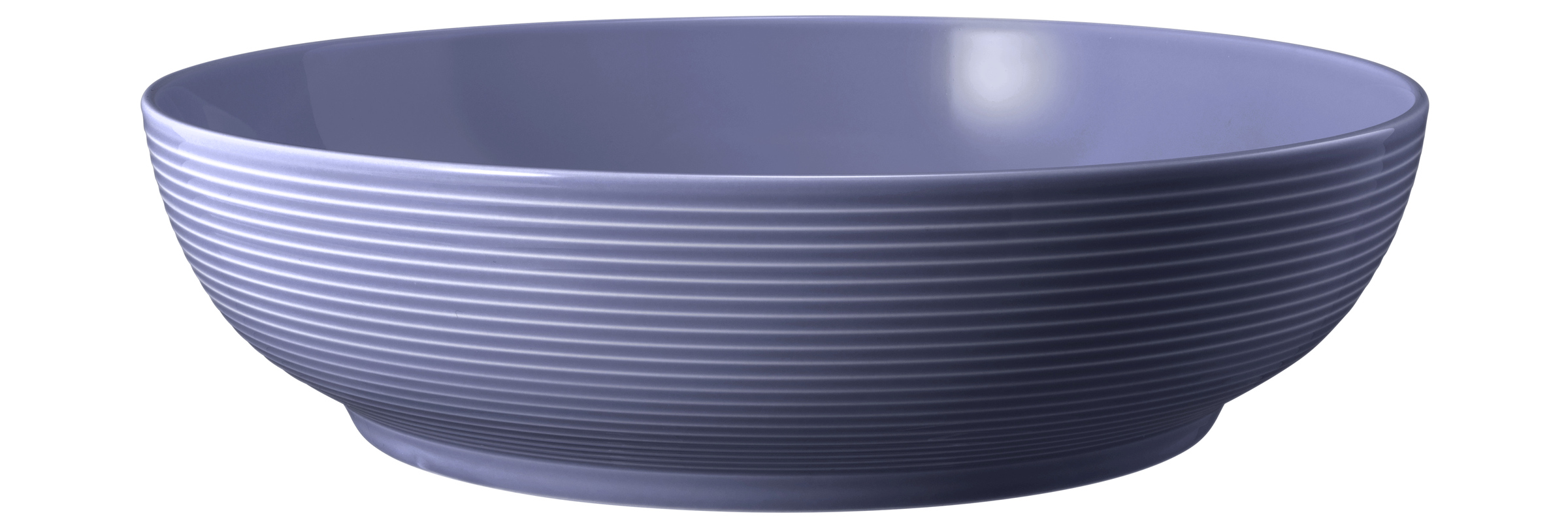 Teller rund mit Relief tief coup 25cm BEAT fliederblau