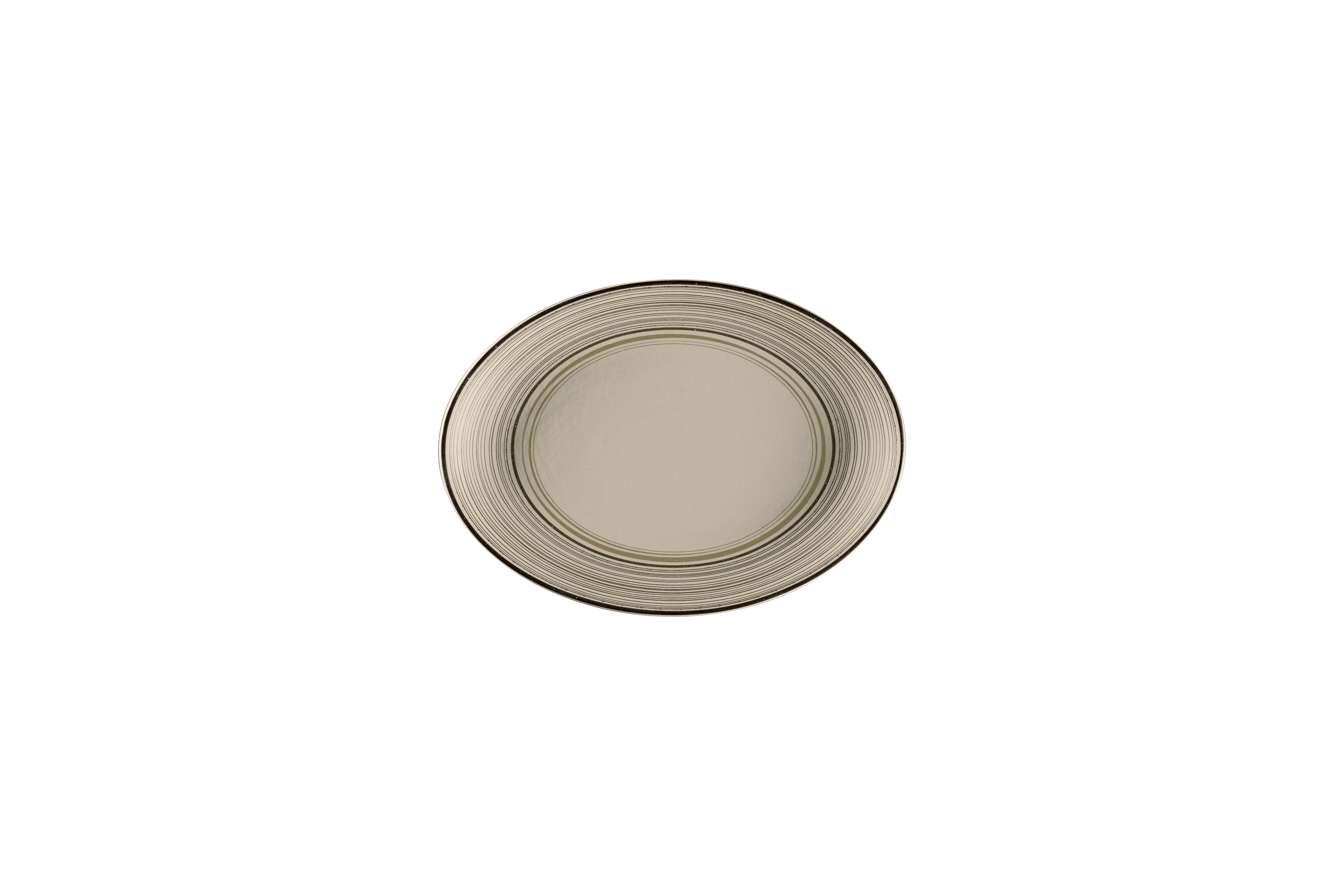 Platte oval 21x15x2,5cm ARGILA LARISSA decorated grey Platte oval 21x15x2,5cm ARGILA LARISSA decorated grey