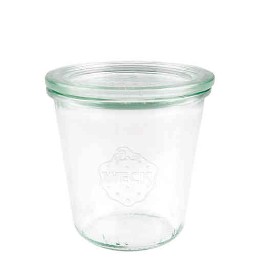 74154 Einweckglas 290ml mit Deckel und Aufdruck Sturzform