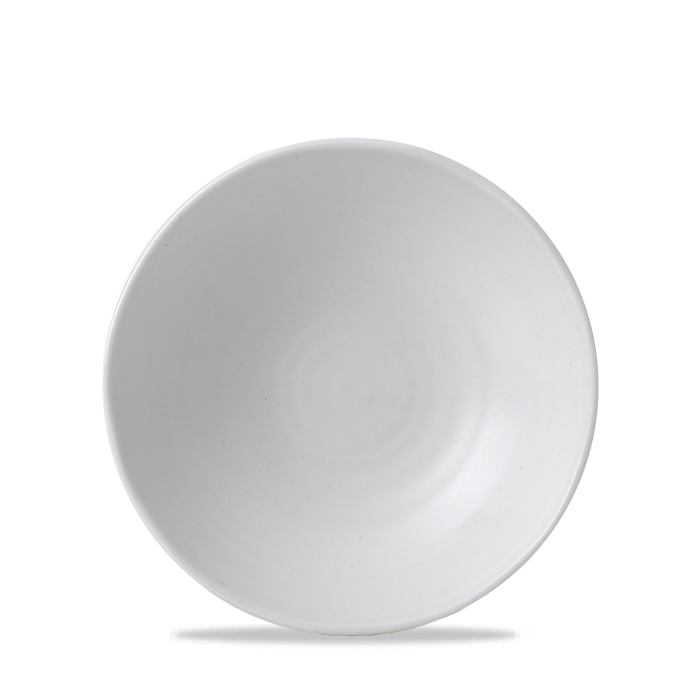 Teller Organic coup 23cm DUDSON WHITE white