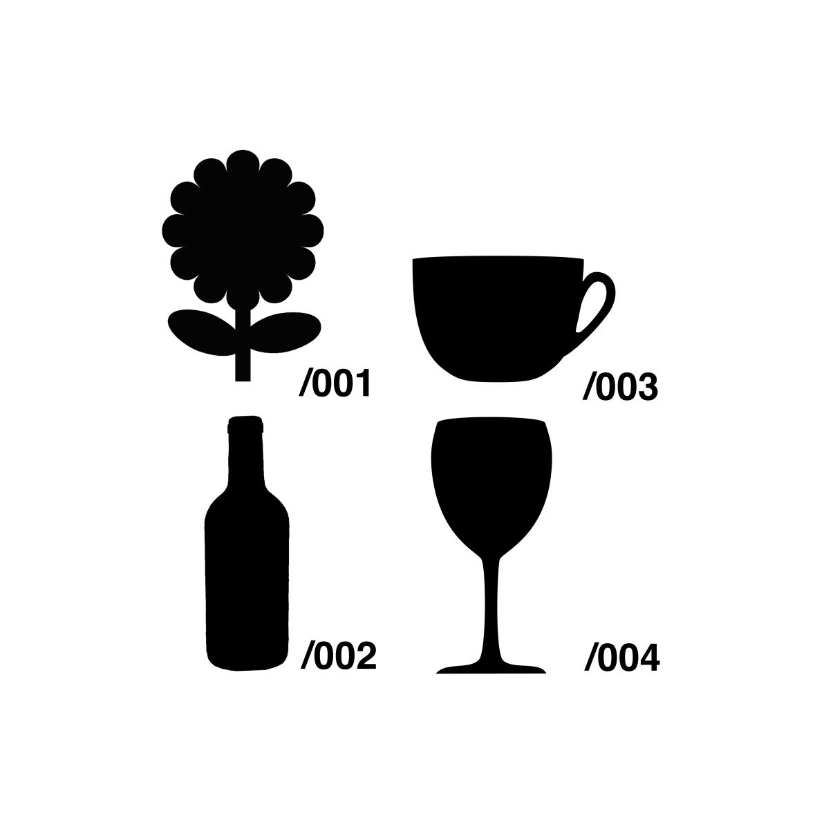 Motiv-Wandtafel Weinglas Höhe: 50cm B: 24cm