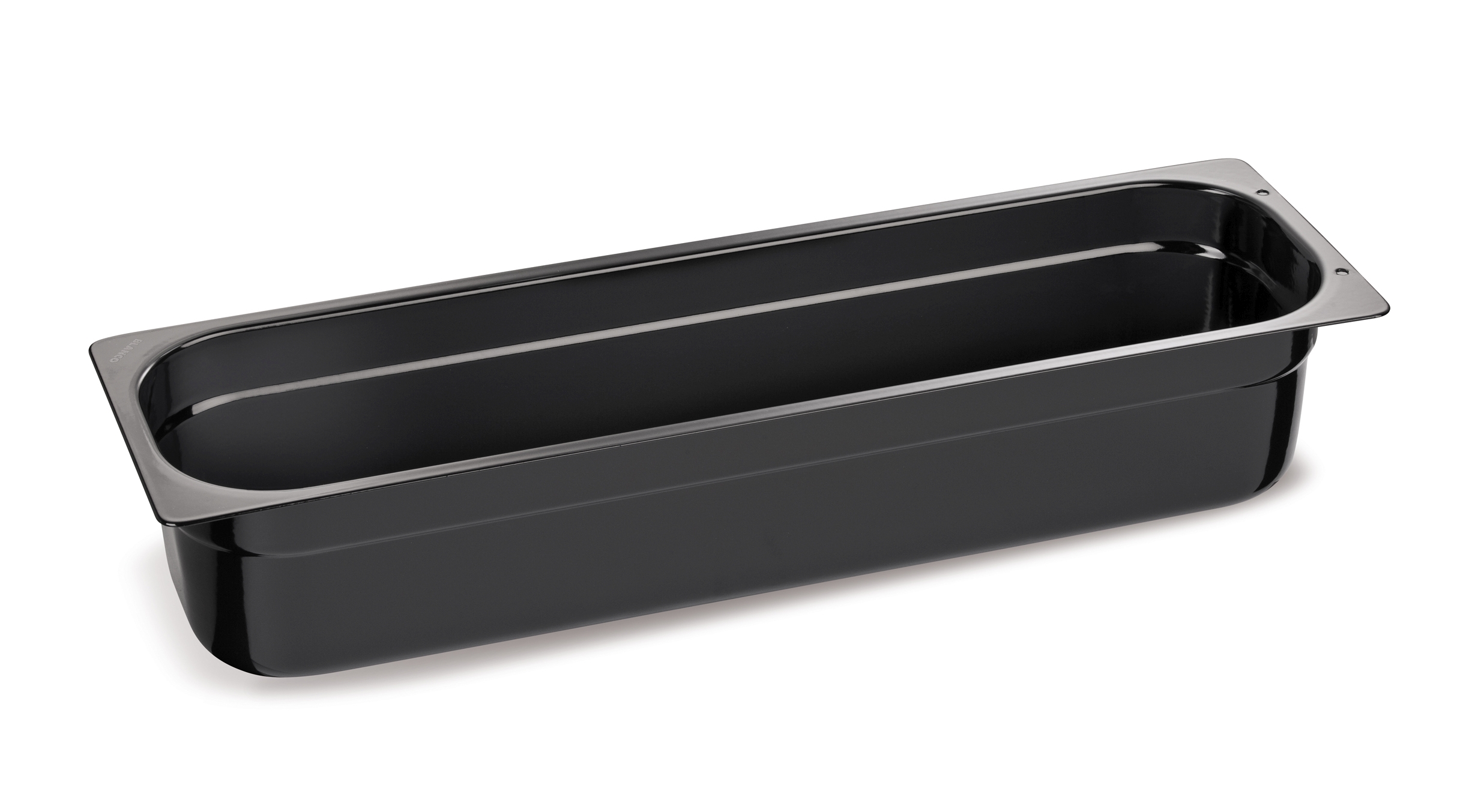 GN-Behälter 2/4-20 emailliert schwarz