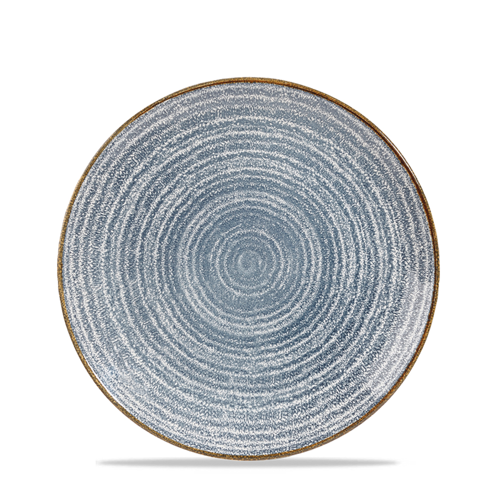 Teller flach coup 22cm HOMESPUN slate blue