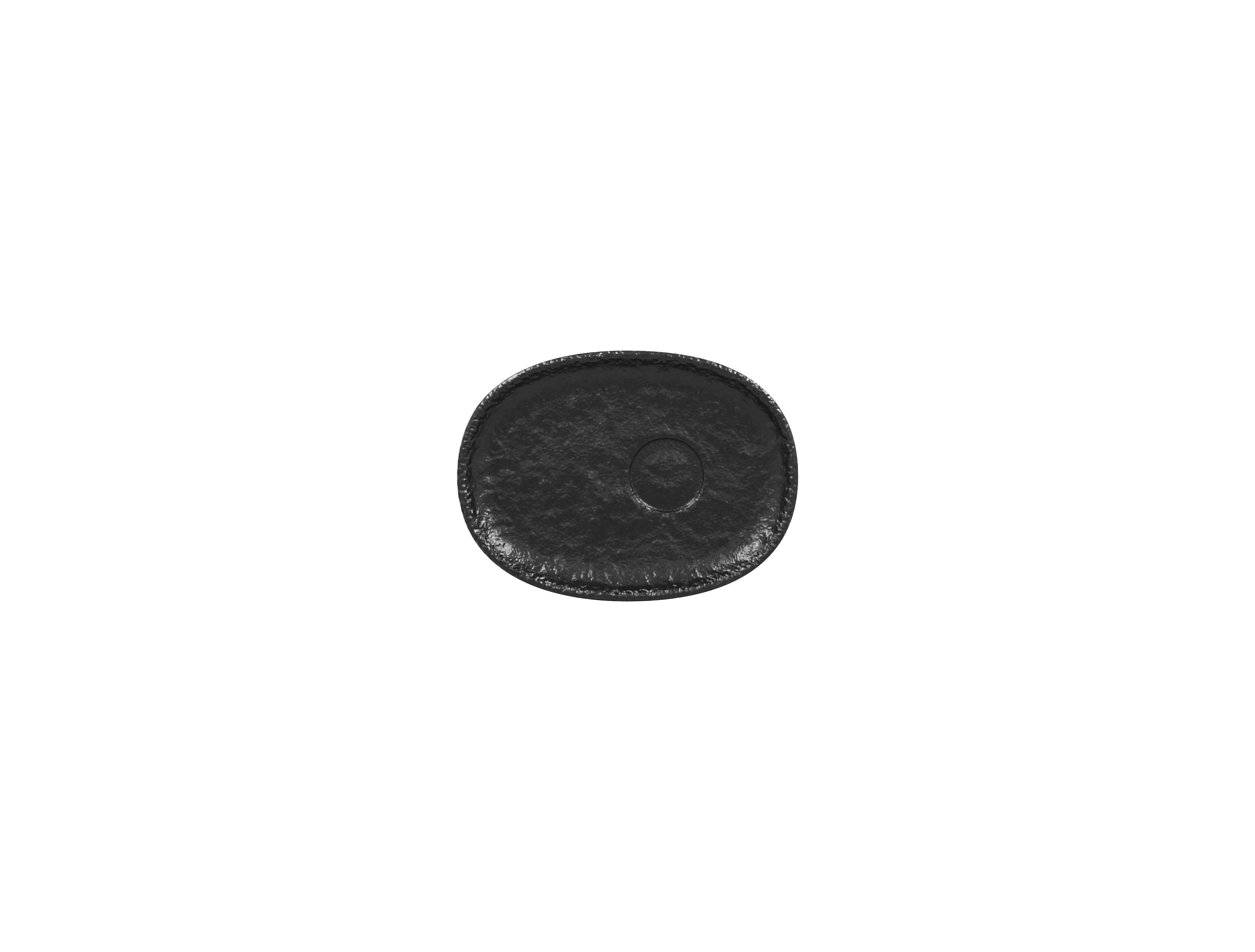 159842 Untertasse oval 15x11cm EPIC ROKS schwarz