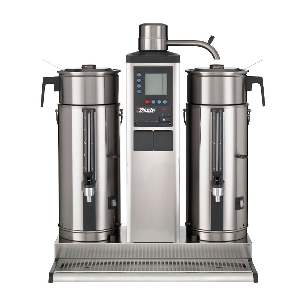 Kaffee-/Teebrühanlage B5-HW 2 Behälter je 5 Liter und Heißwasserzapfhahn 400V