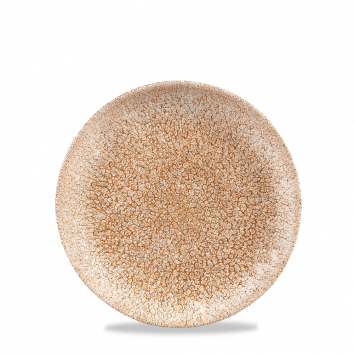 133131 Teller flach coup 16,5cm RAKU garnet orange