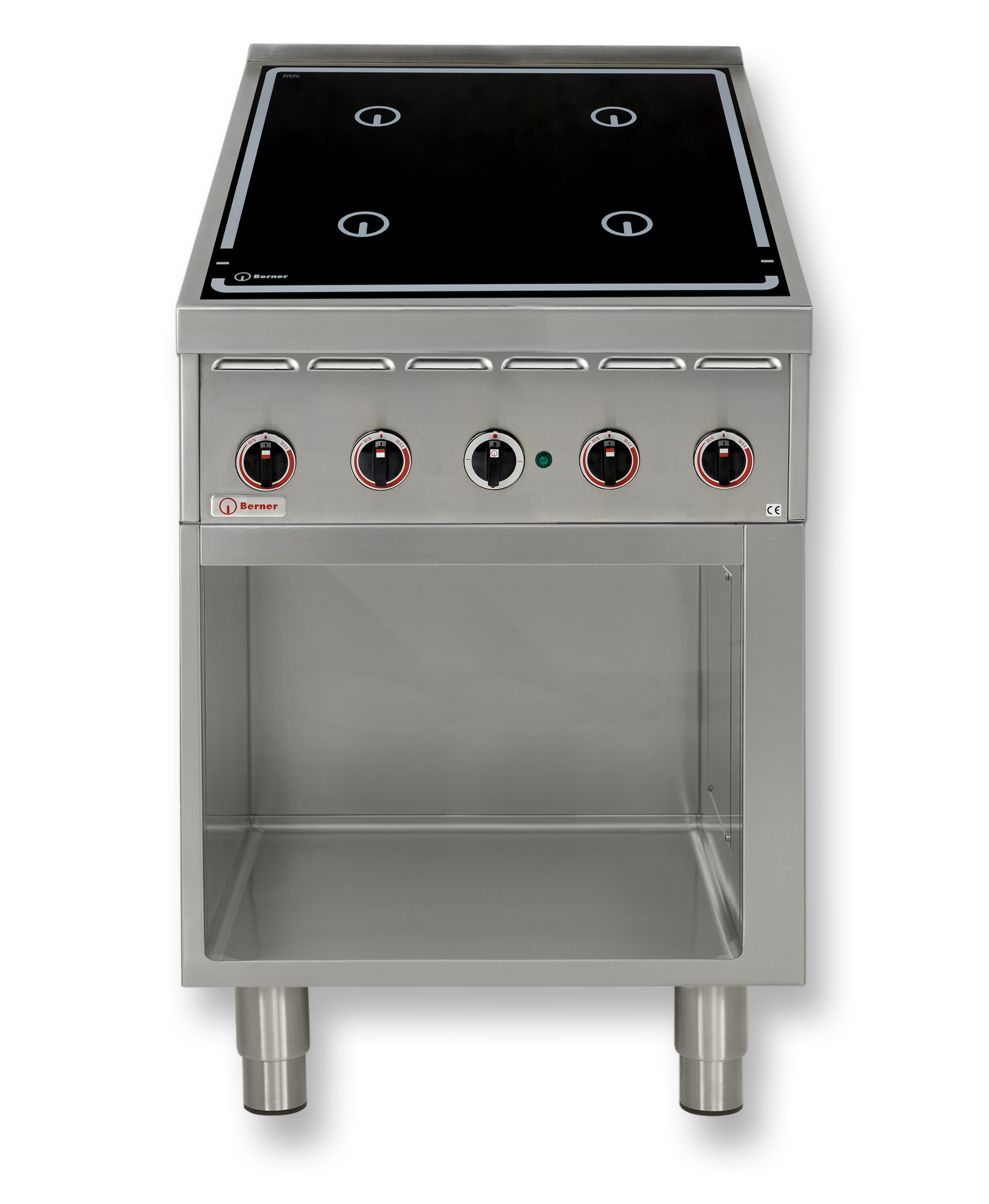 158815 Induktionsherd 4 Platten a 3.5kW mit Unterbau F-I